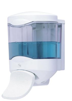 Liquid soap dispenser 450ml JVD crystal II