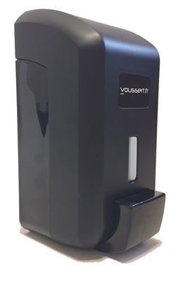 JVD cleanline black soap and gel dispenser