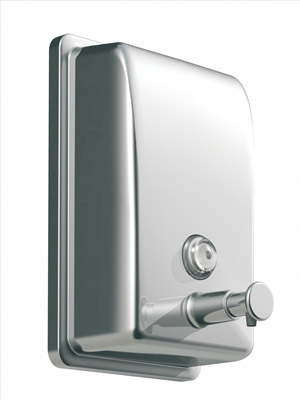 Stainless steel soap dispenser JVD 850 ml