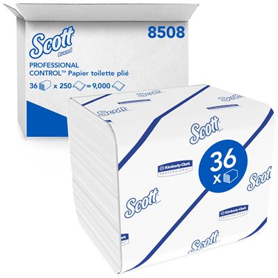 Scott toilet paper maxi pack white 250 f X36