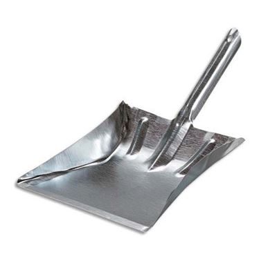 Galvanized metal dustpan