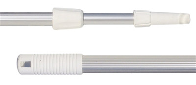 Telescopic aluminum handle 2 x 2 m cap screws