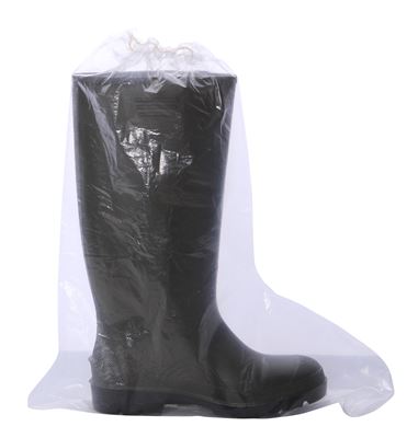 PE overshoes translucent package of 50