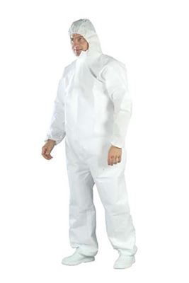 Disposable coverall category 3 type 5 and 6
