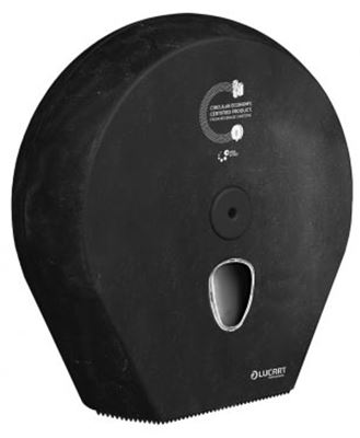 Black recycled plastic jumbo dispenser