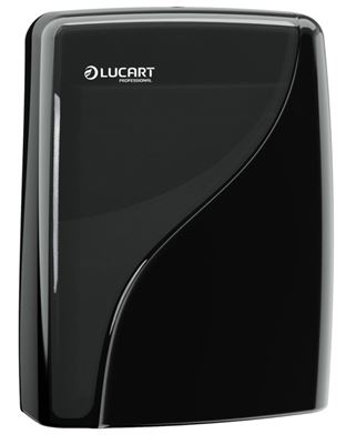 Identity black folded hand towel dispenser