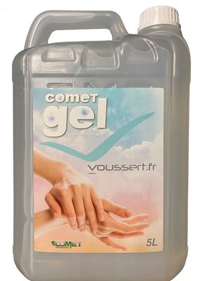 Hydroalcoholic gel solution desinfectante Comet gel 5 L