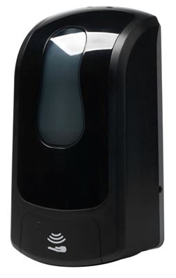 Black automatic gel soap dispenser