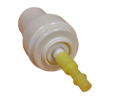 Yellow tip for gel soap dispenser