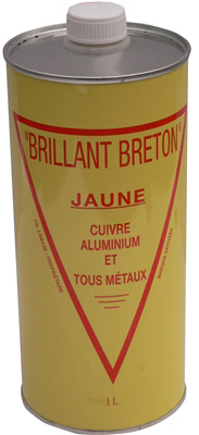 Bright yellow Breton brass cleaner 1 L