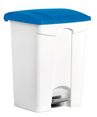 Kitchen trash HACCP 70 L blue pedal