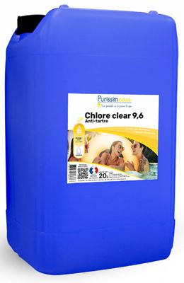 Professional liquid pool chlorine 36 ° 23 kg