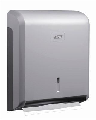 Towel dispenser metal gray ABS JVD