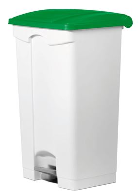 Kitchen trash HACCP 90 L green pedal