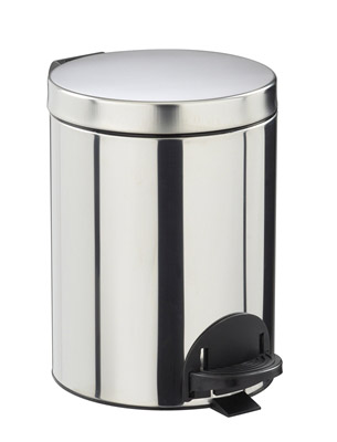 Pedal bin Rossignol 5L stainless steel sanelia