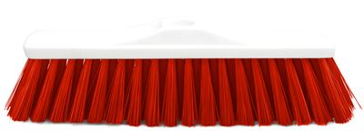 Food broom HACCP red 37,5cm soft
