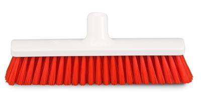 Food broom HACCP 40cm mid hard red