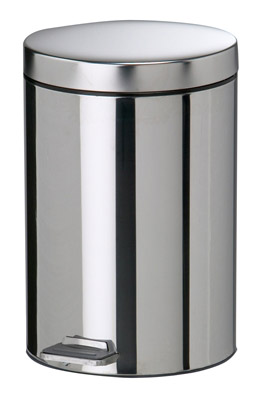 Pedal bin 5 L stainless steel