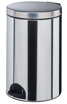 metal pedal bin 20L stainless nightingale sanelia