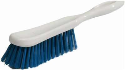 Blue rounded food sweeper