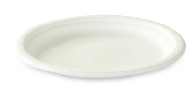Plate biodegradable disposable fiber rods D 230 package 500