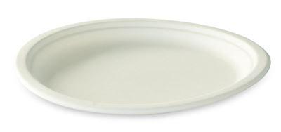 Plate biodegradable disposable fiber rods D 260 package 500