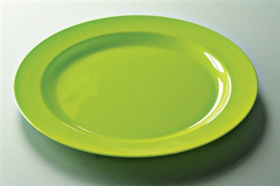 Disposable plate anise round prestige D 190 mm package 96