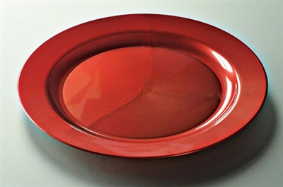 Carmine prestige round disposable plate D 240 mm 132 package