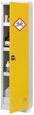 High-sided toxic products cabinet, 1 door