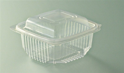 Microwave container with lid hinge 250 grs