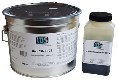 Two component polyurethane adhesive