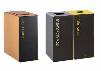 3x40L Recycling Bin 