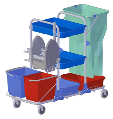 Household service trolley Dit large storage capacity