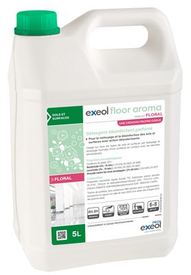 Exeol floor aroma floral 5L super-odorizing disinfectant cleaner