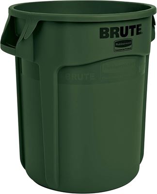Rubbermaid round raw container 76L green