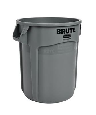 Round 76L Gray Rubbermaid Raw Container