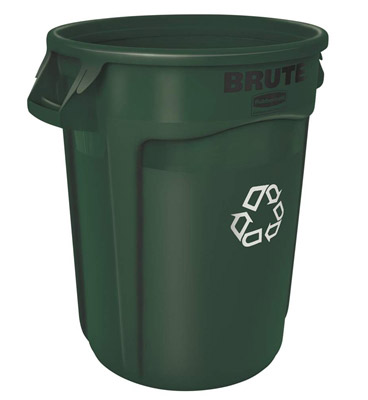 Container Rubbermaid Brute Round 121 Litres Green