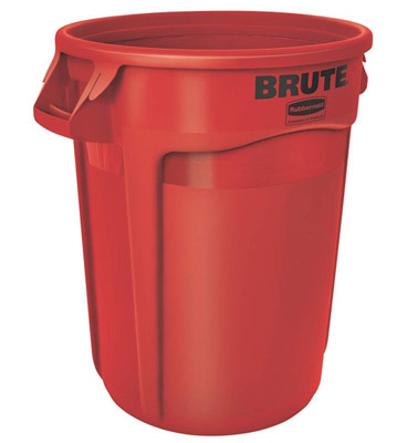 Rubbermaid Brute container round red 121 Litres