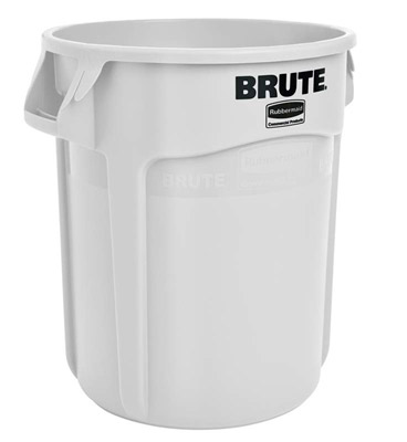 Rubbermaid Brute container round white 121 Litres