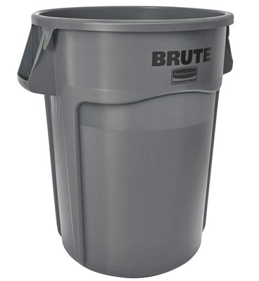 Container Rubbermaid Brute Round 167 Litres Grey