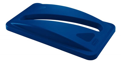 Blue lid Rubbermaid Slim Jim