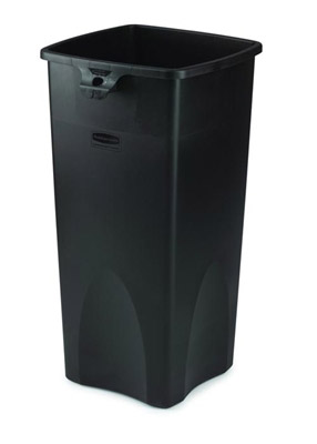 Rubbermaid container sorting selective black square 87 Litres