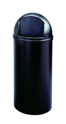 Rubbermaid Marshal trash can 56.8 L black