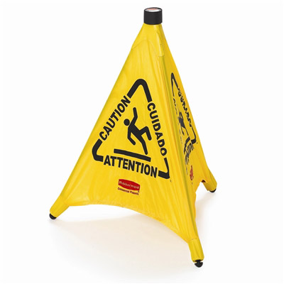 Panel slippery cone Rubbermaid umbrella