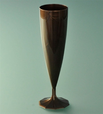 Disposable champagne flute chocolate 13 cl
