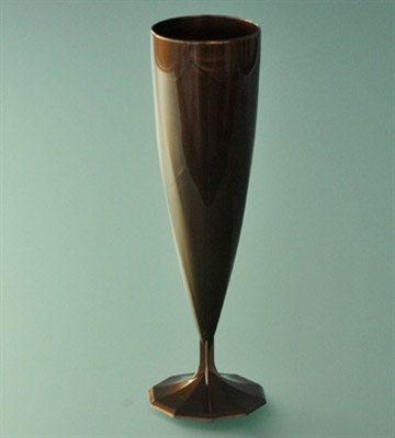 Disposable champagne flute chocolate 13 cl