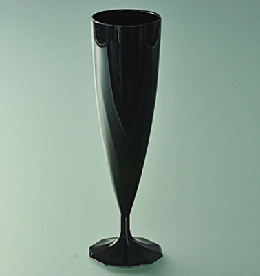 Disposable champagne flute 13 cl ebony