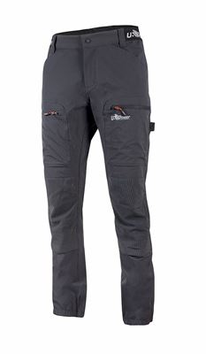 Horizon gray stretch work trousers