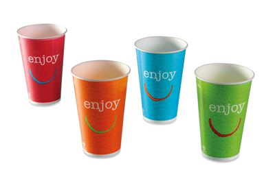 Cardboard cup cold drink 25 cl by 2000
