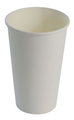 White cardboard cup 35 cl by 50